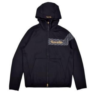 メンズ GMアクセントラインジップアップパーカー ブラック