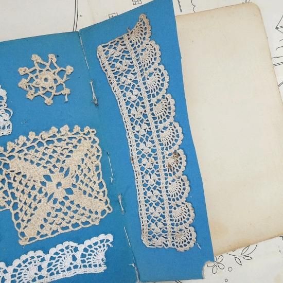 アンティーク ソーイングセット | フランス クロッシェレースの