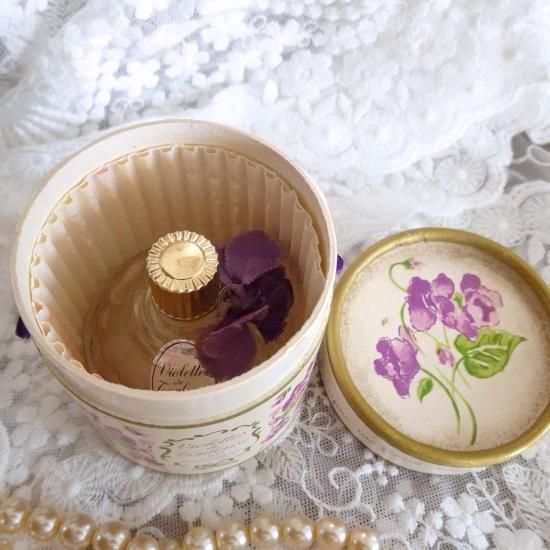 アンティーク 香水瓶 | フランスアンティーク スミレの香水瓶と