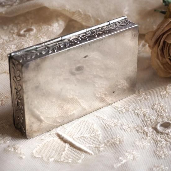 アンティーク スナッフボックス | フランス 19世紀 純銀製スナッフ