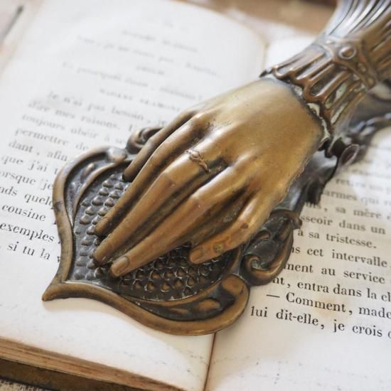 サナ 【お70】10 フランス アンティーク ハンド クリップ 貴婦人の手