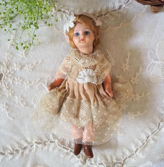 アンティーク ビスクドール | フランス製 女の子のミニョネット