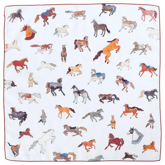 Horses - swimmie ハンカチ | OLD-FASHIONED STORE