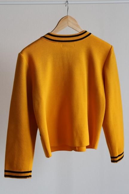 vintage】Yves Saint Laurent / 90's round neck black line retro