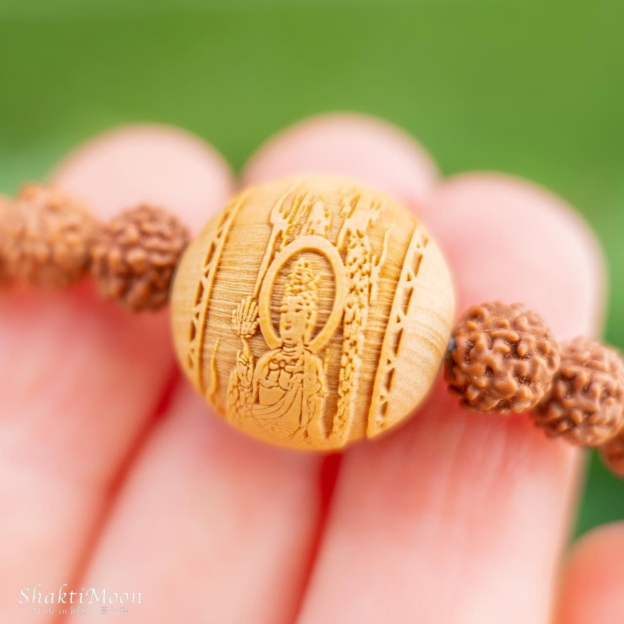 大巡礼願い事と金運の三面観音金のオルゴナイト 大巡礼願い事と金運の