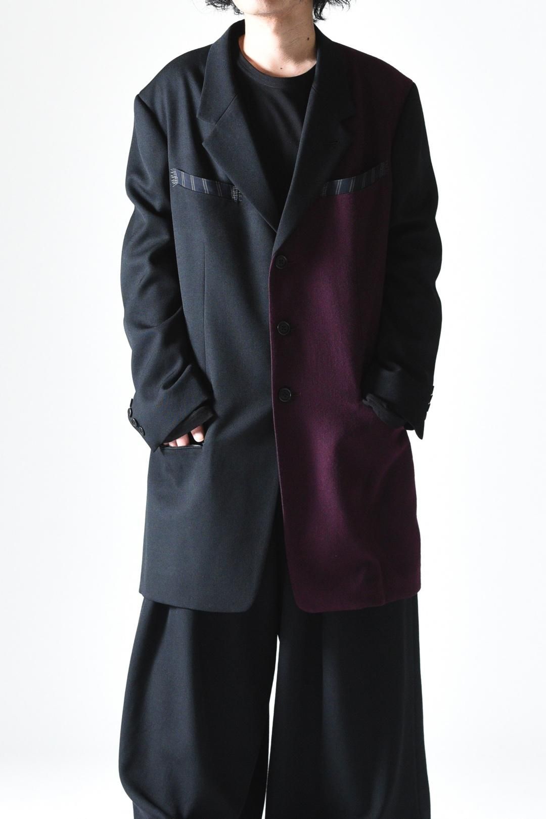 Y's for men COMBINATION JACKET WITH ZIG-ZAG STITCH - Ka na ta