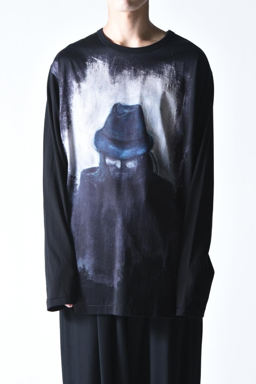 Yohji Yamamoto POUR HOMME 「山本耀司」プリントBIGカットソー - Ka