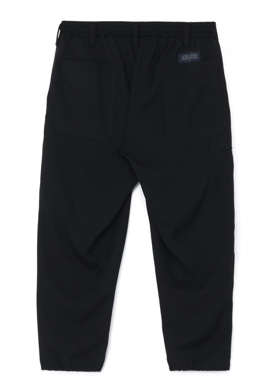 Yohji Yamamoto POUR HOMME ウールギャバジン裾ゴムパンツ - Ka na ta