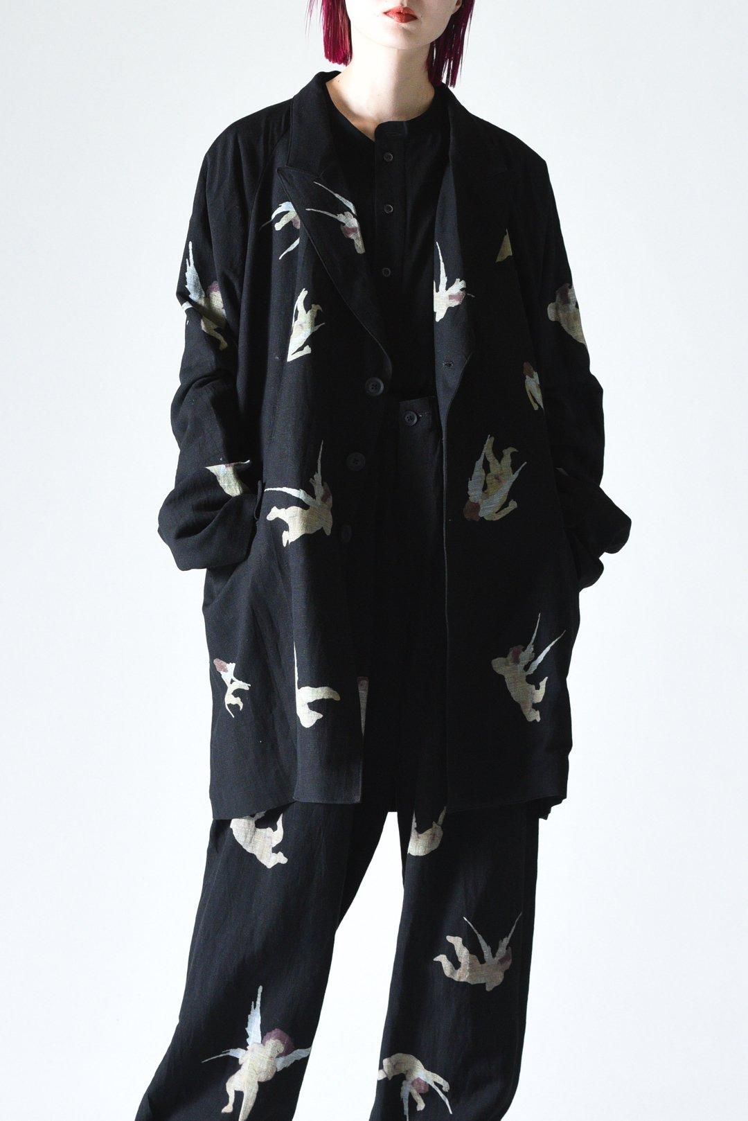 Yohji Yamamoto POUR HOMME 天使柄ジャケット - Ka na ta,Yohji