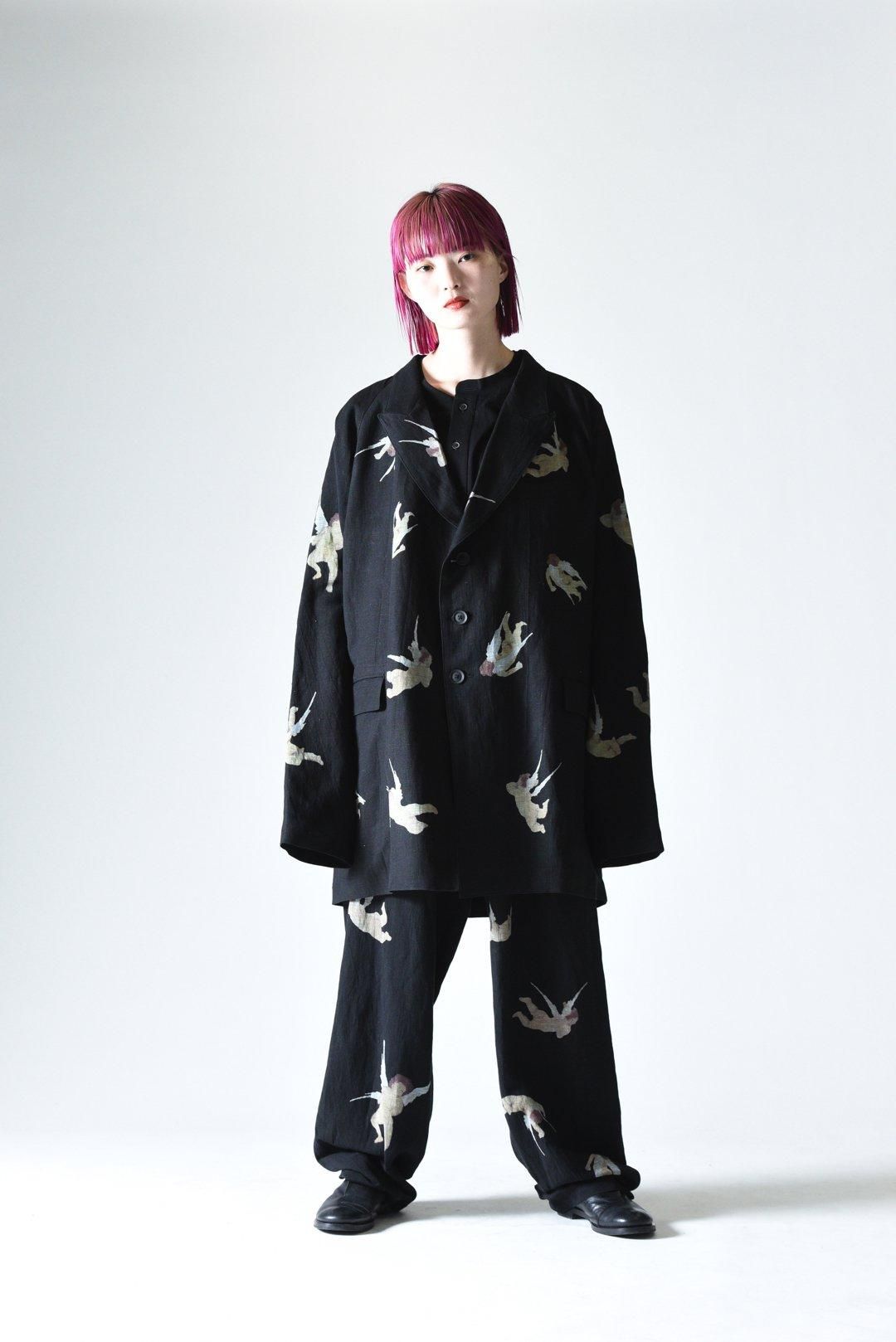 Yohji Yamamoto POUR HOMME 天使柄パンツ - Ka na ta,Yohji Yamamoto