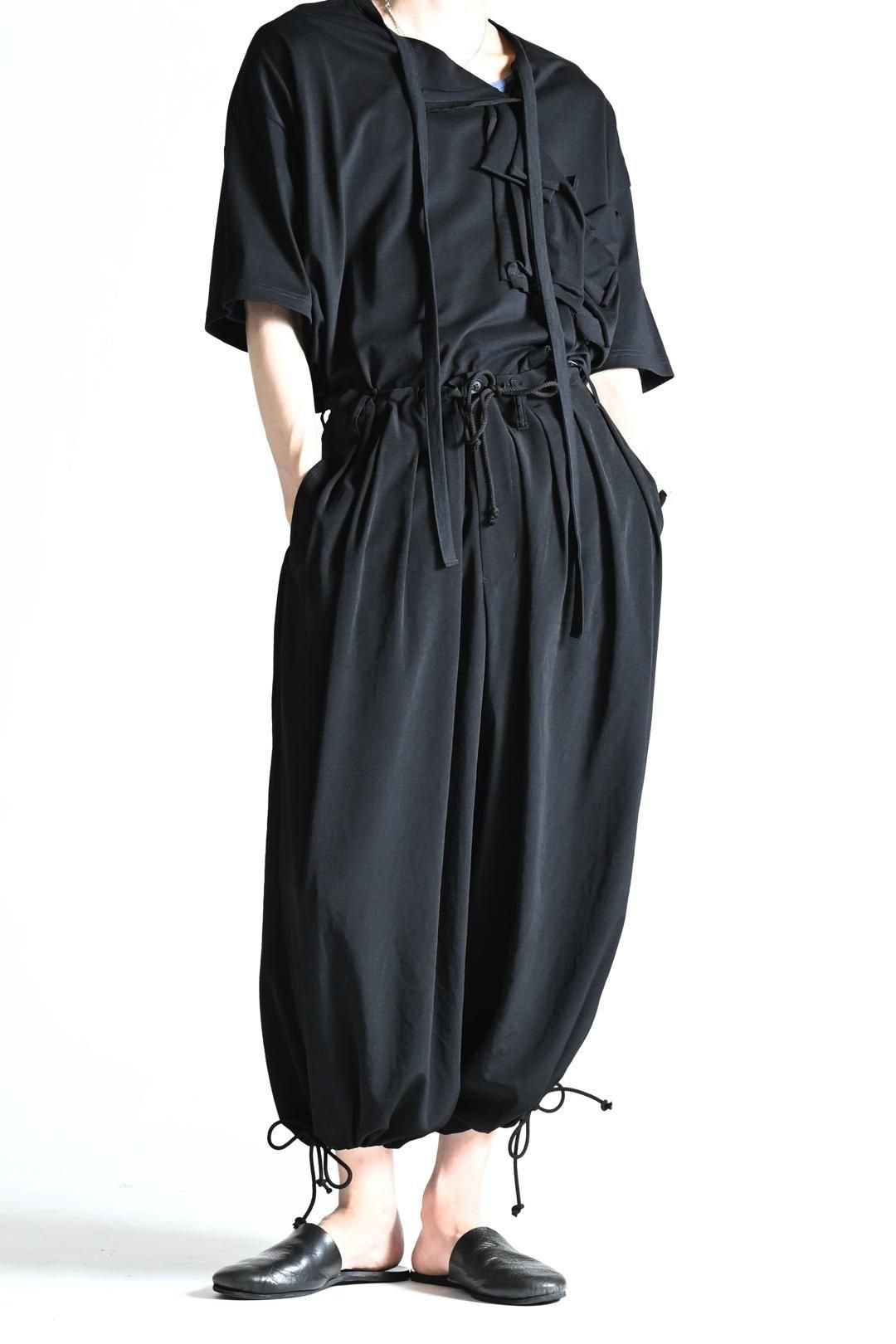 Yohji Yamamoto POUR HOMME トリアセテートタキシードバルーンパンツ