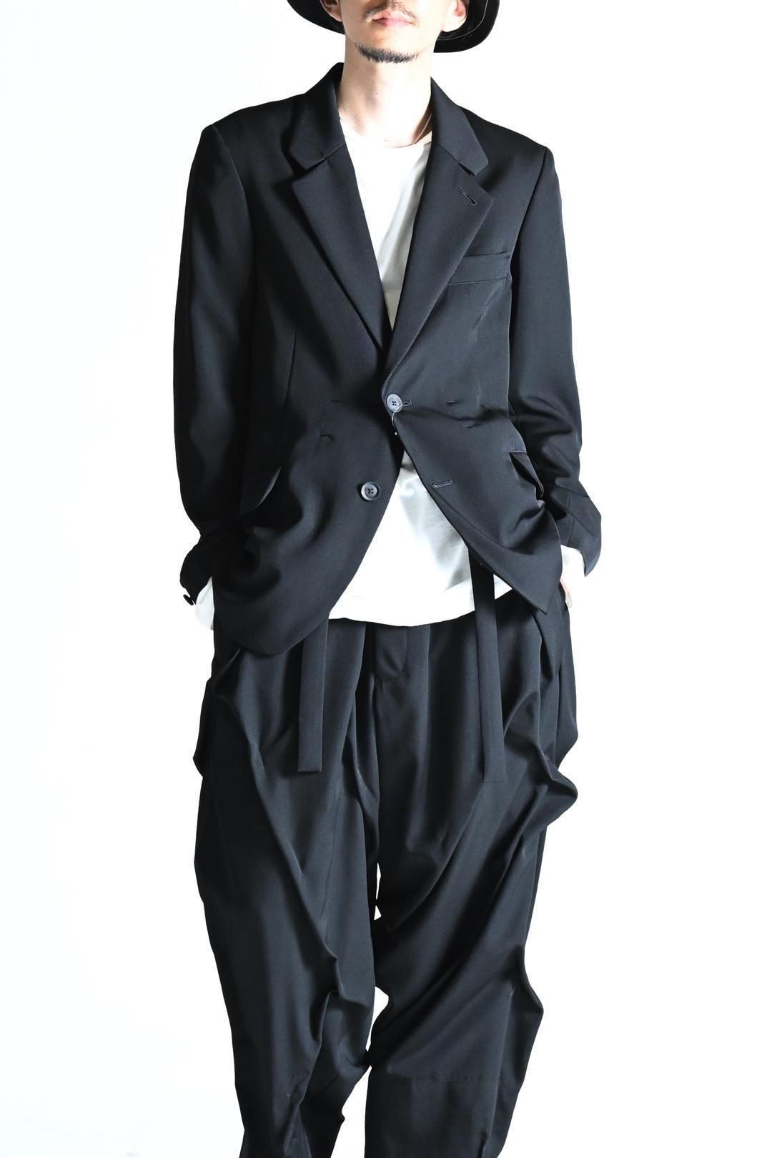 Yohji Yamamoto POUR HOMME ウールギャバジンインナーベルトジャケット