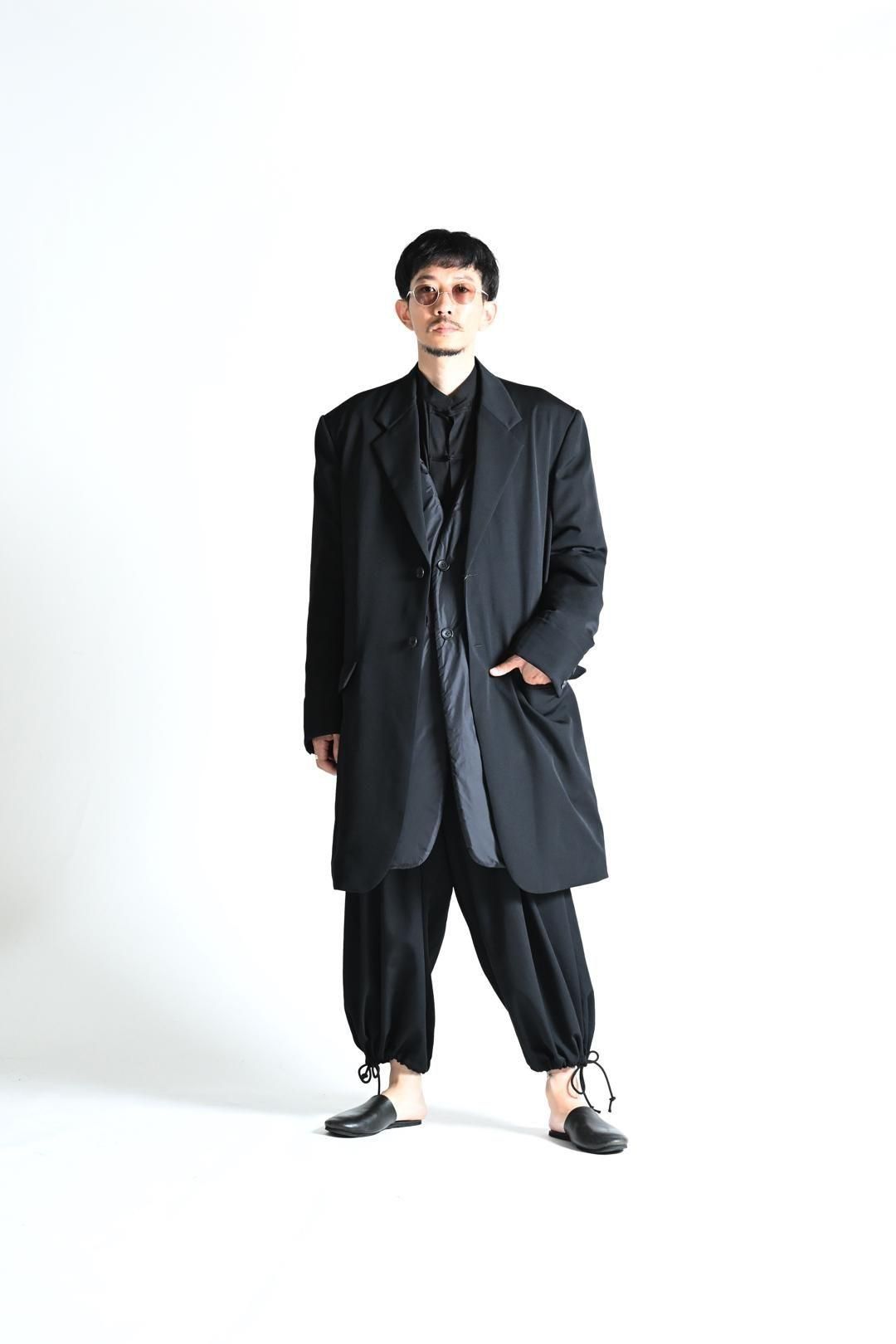 Yohji Yamamoto POUR HOMME ウールギャバジン細バルーンパンツ - Ka na