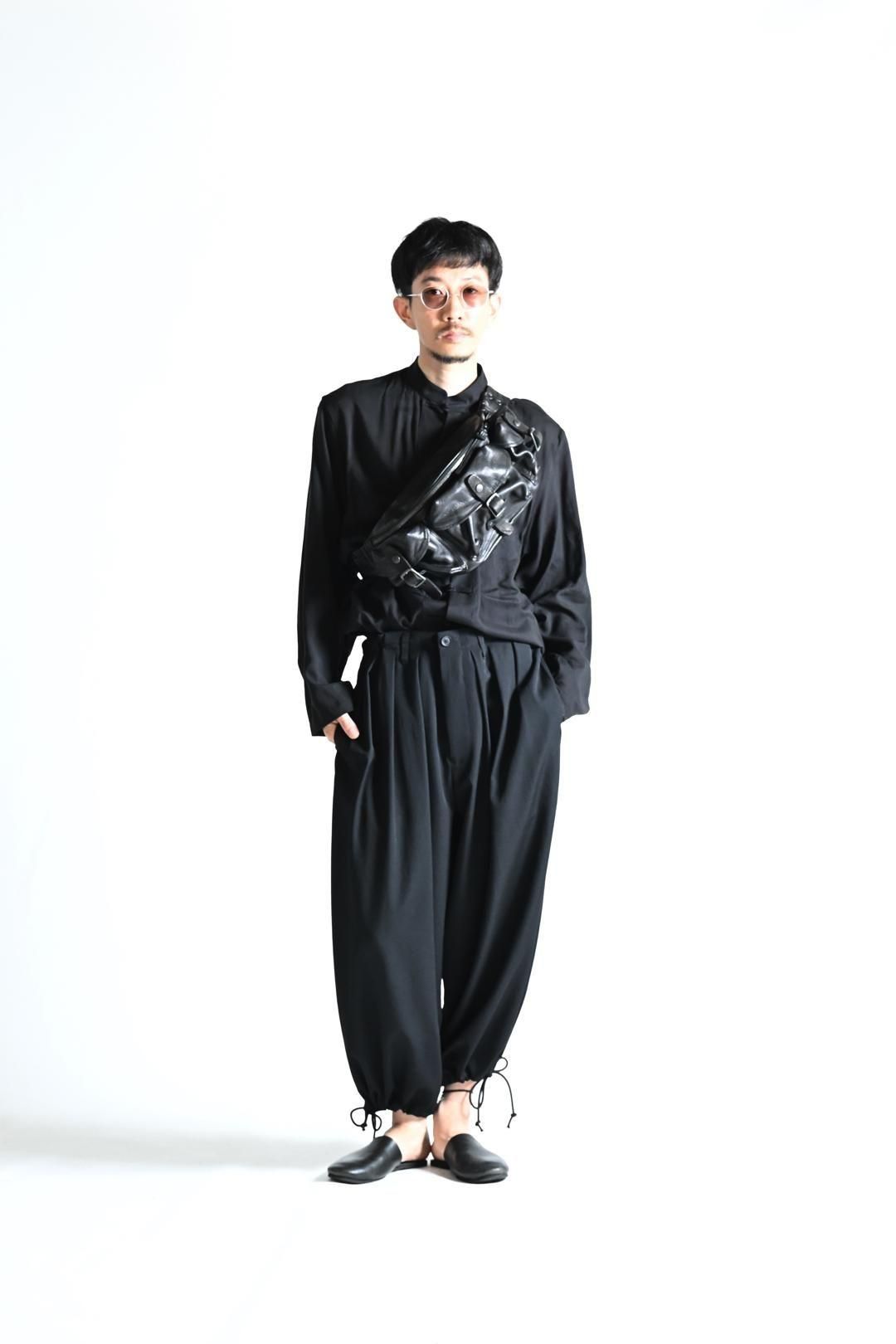 Yohji Yamamoto POUR HOMME ウールギャバジン細バルーンパンツ - Ka na