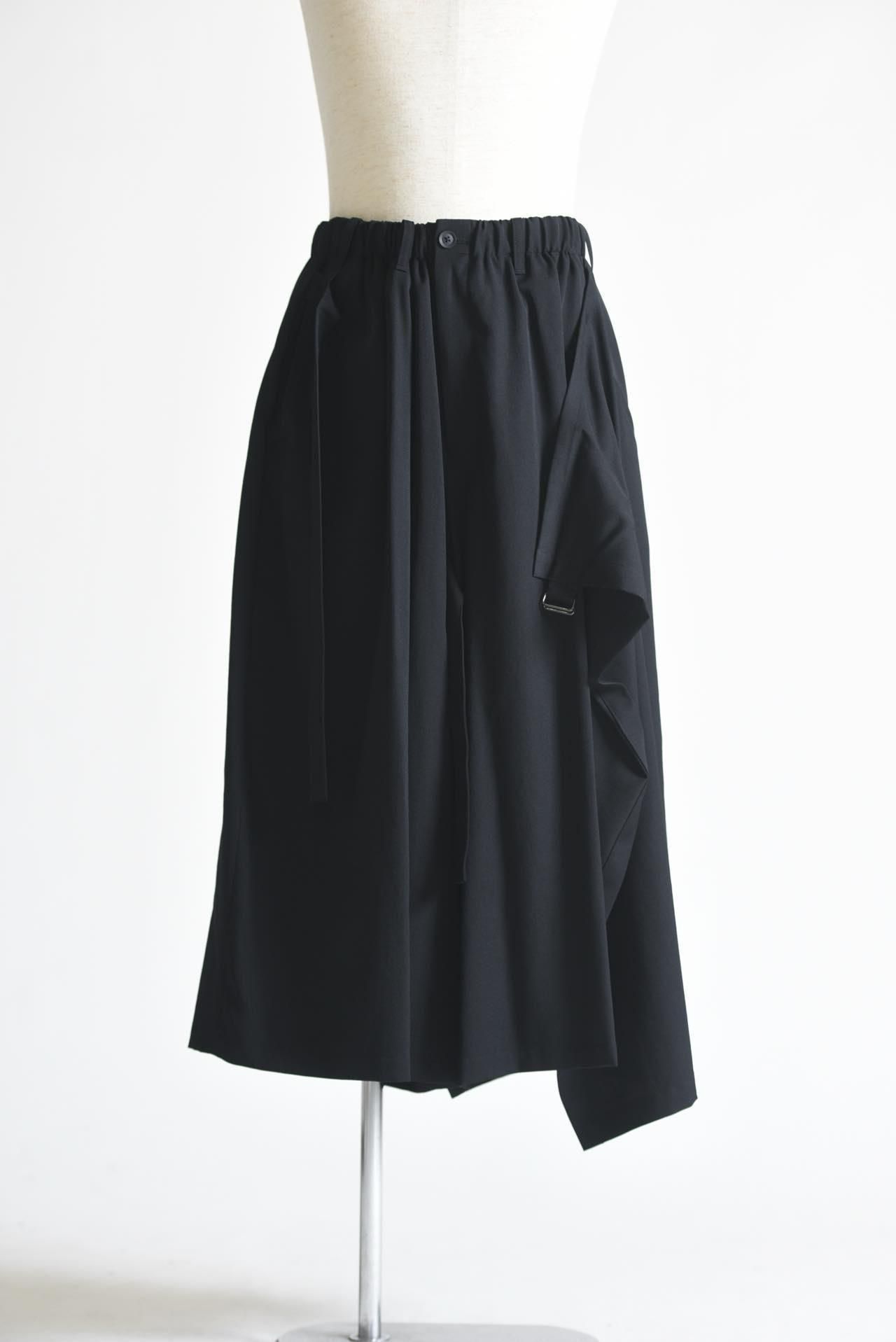 Yohji Yamamoto POUR HOMME ウールギャバジンラップパンツ - Ka na ta