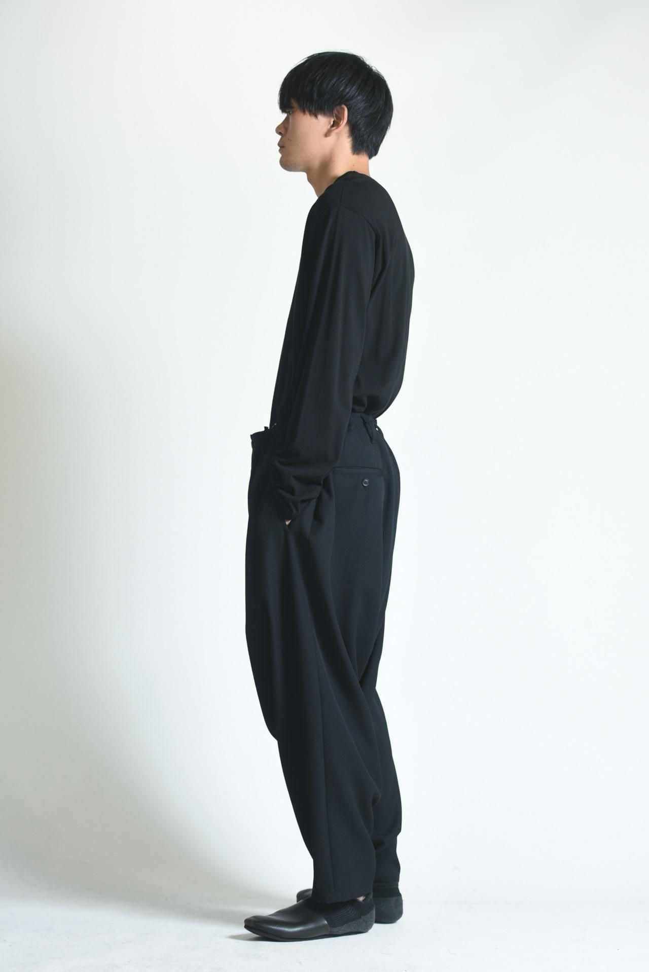 Yohji Yamamoto POUR HOMME アーミーギャバジンドレープパンツ - Ka na