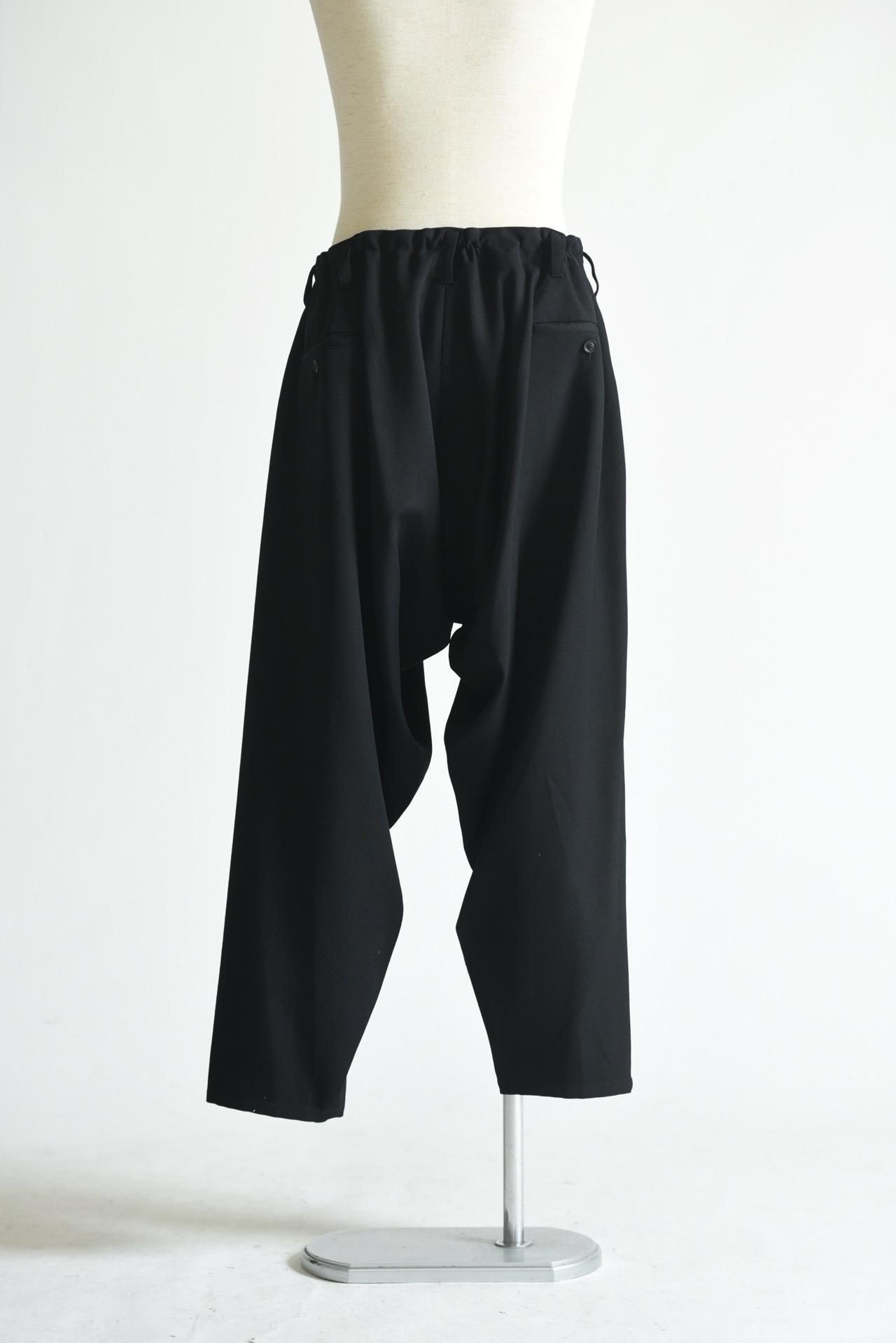 Yohji Yamamoto POUR HOMME アーミーギャバジンドレープパンツ - Ka na