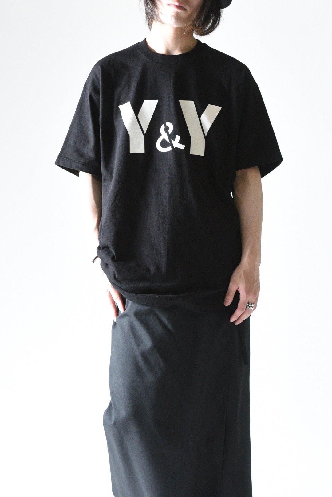 Yohji Yamamoto POUR HOMME 「Y&Y」プリントカットソー black - Ka na