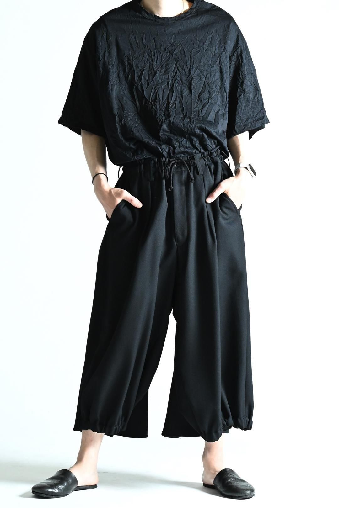 Yohji Yamamoto POUR HOMME アーミーウールギャバジンカラスパンツ