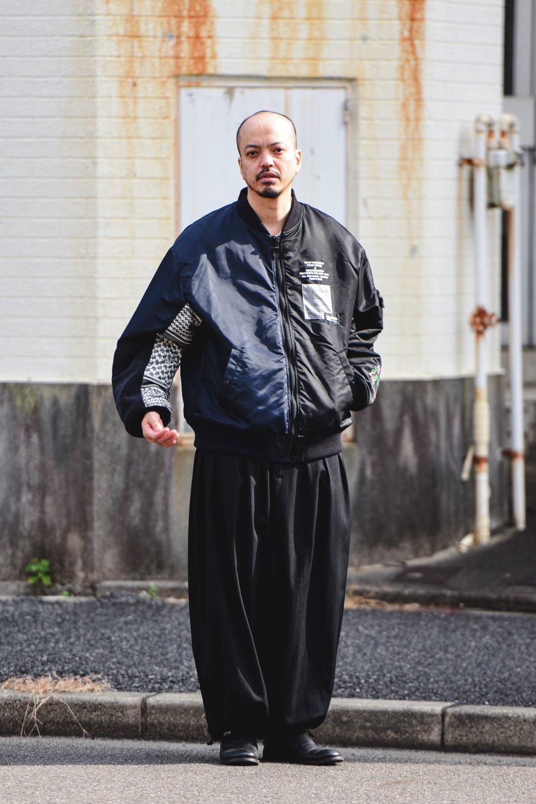 Yohji Yamamoto POUR HOMME×NEIGHBORHOOD MA-1 JACKET【カート購入不可