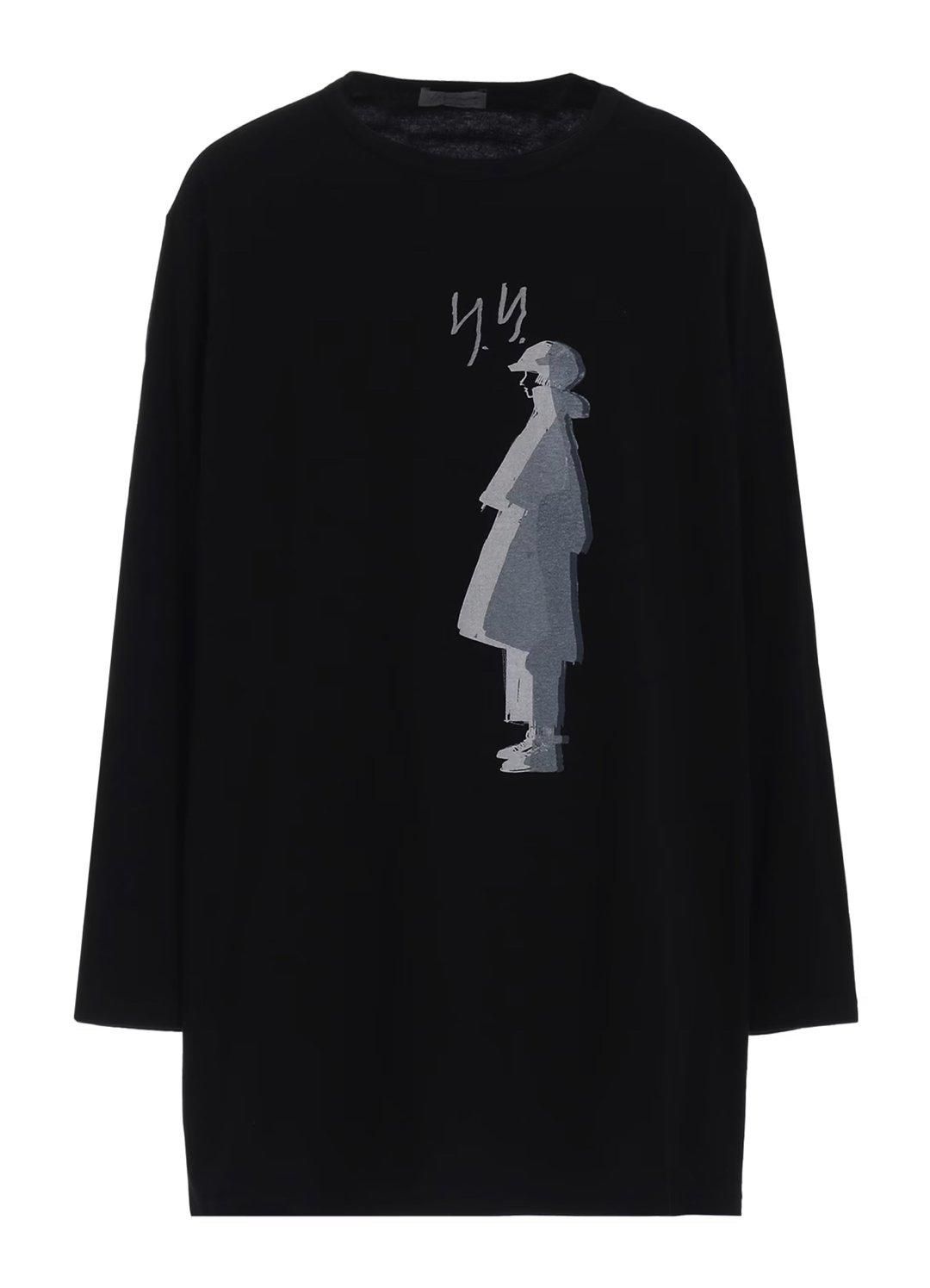 Yohji Yamamoto POUR HOMME 「デッサン画」プリントBIGロングスリーブ