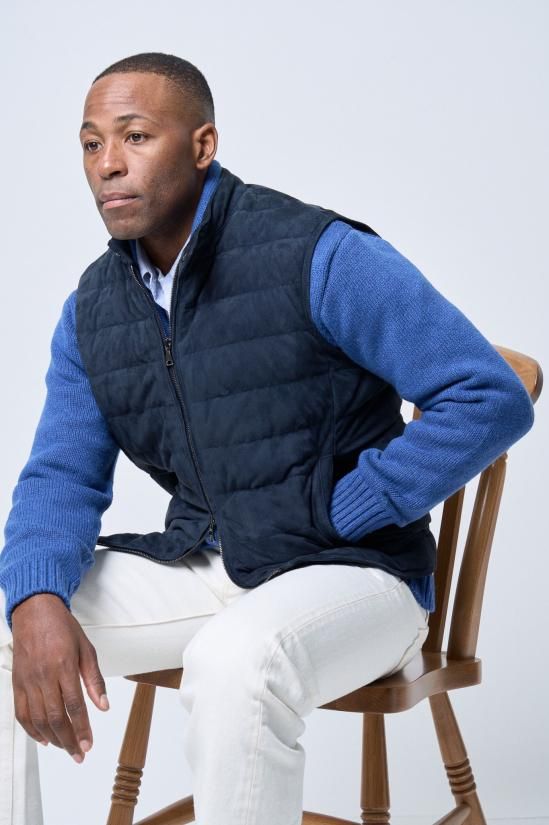 EMMETI / JURI ゴートスキンスエードダウンベスト - 【公式】 Vandori