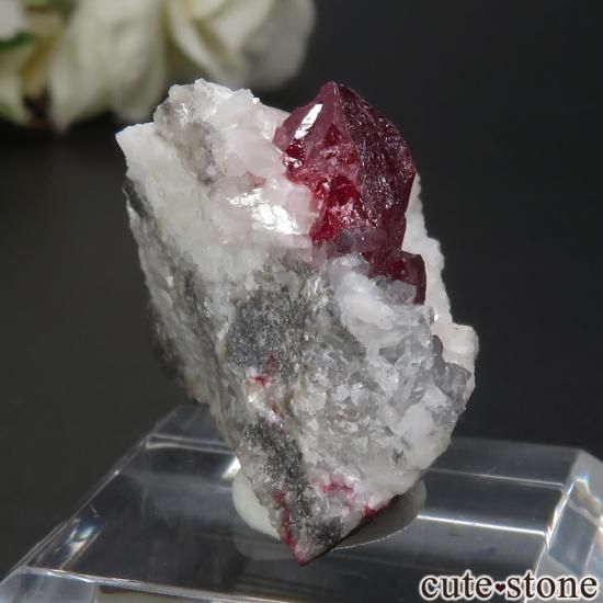 中国 Chatian Mine産 辰砂（シンシャ）シナバー＆ドロマイト＆クォーツ