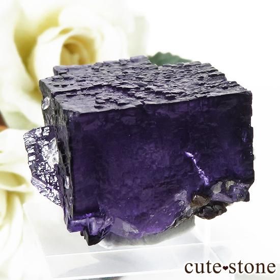 アメリカ エルムウッド鉱山産 フローライトの原石 28g - cute stone