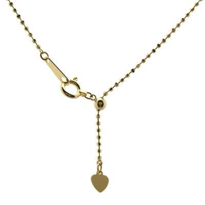 K18イエローゴールド カットボールチェーン 45cm 1.2mm | ネックレス