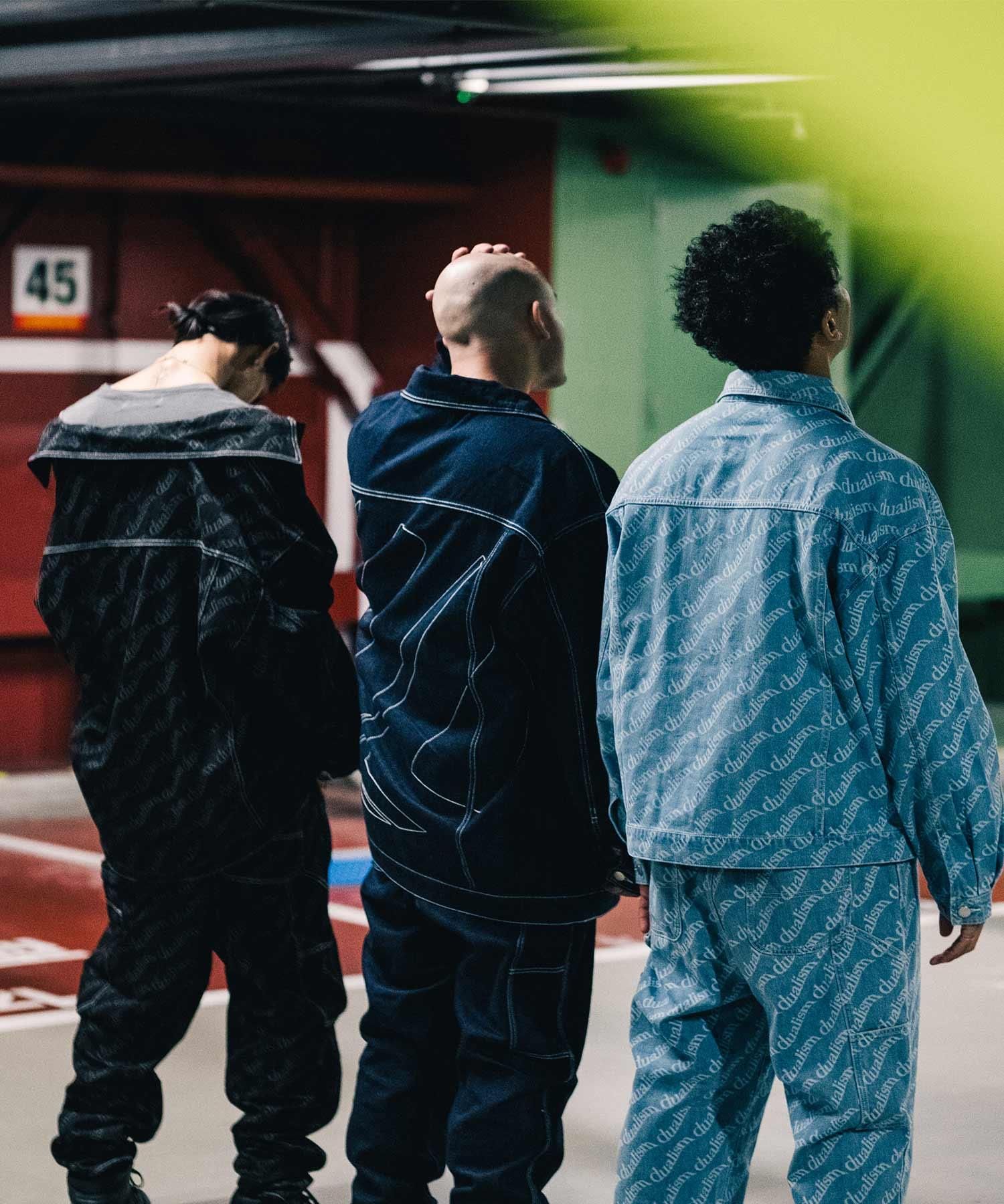 DUALISM/DLSM(デュアリズム) デニムジャケット MONOGRAM OVER DENIM