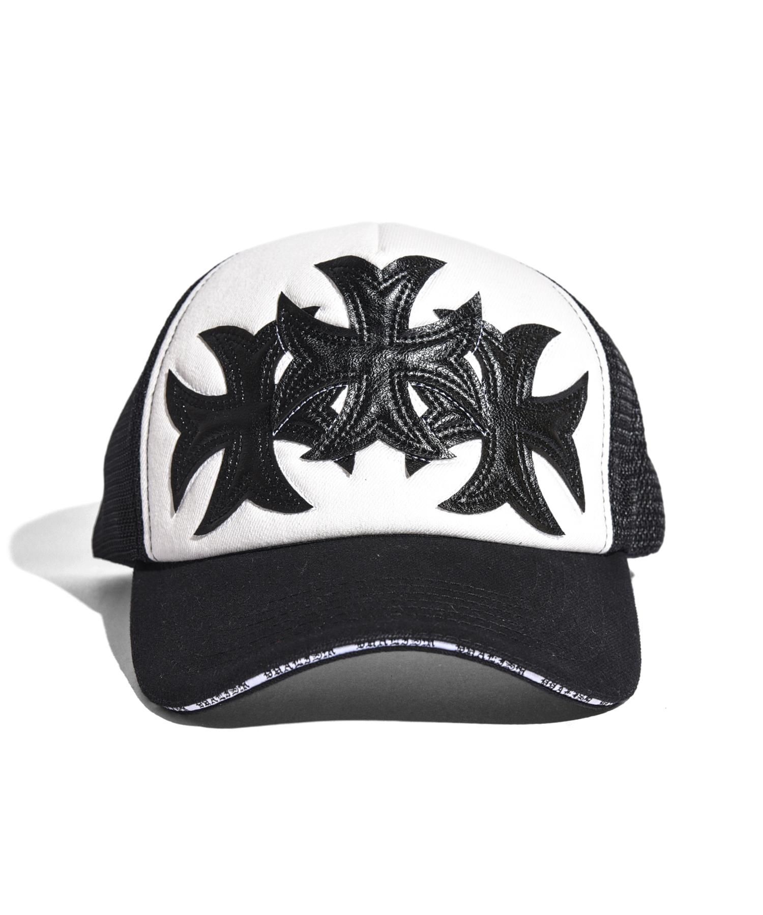 DUALISM/DLSM(デュアリズム)キャップ TRIVAL CROSS PATCH MESH CAP