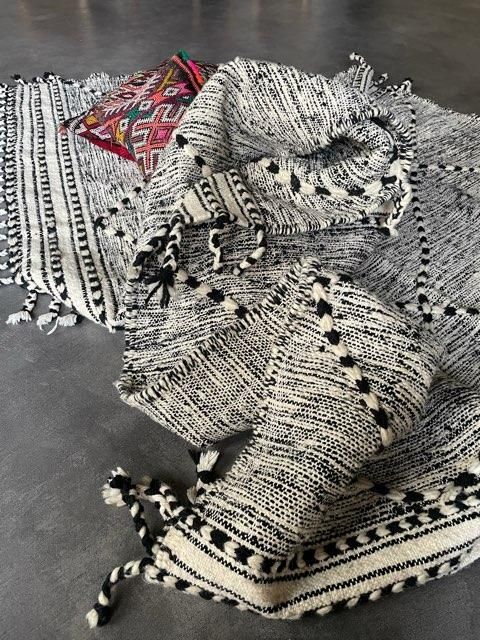 ザラホーム モロッコキリムモチーフVintage大判ラグ ザラホーム