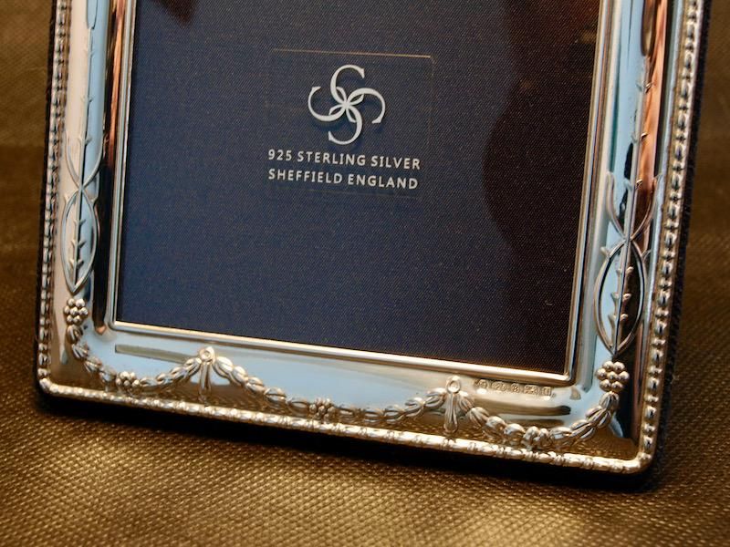 フォトフレーム CARRS ENGLAND スターリングシルバー - Baum's Antik Markt