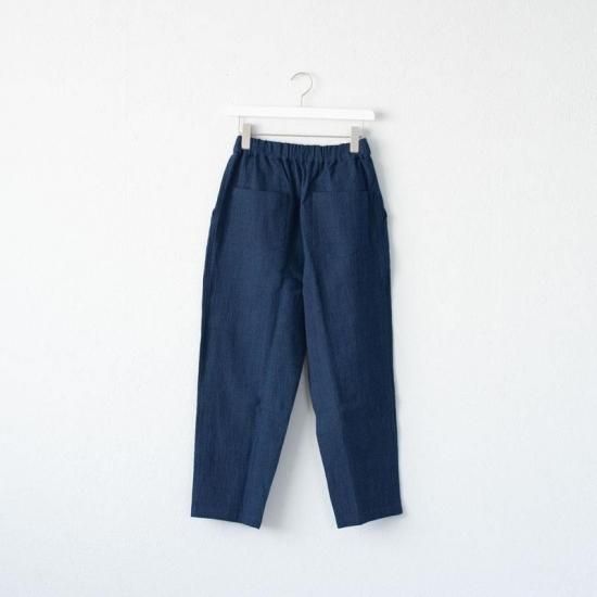備後節織 テーパードパンツ 2nd.model 風合藍（厚地） - yohakuの公式