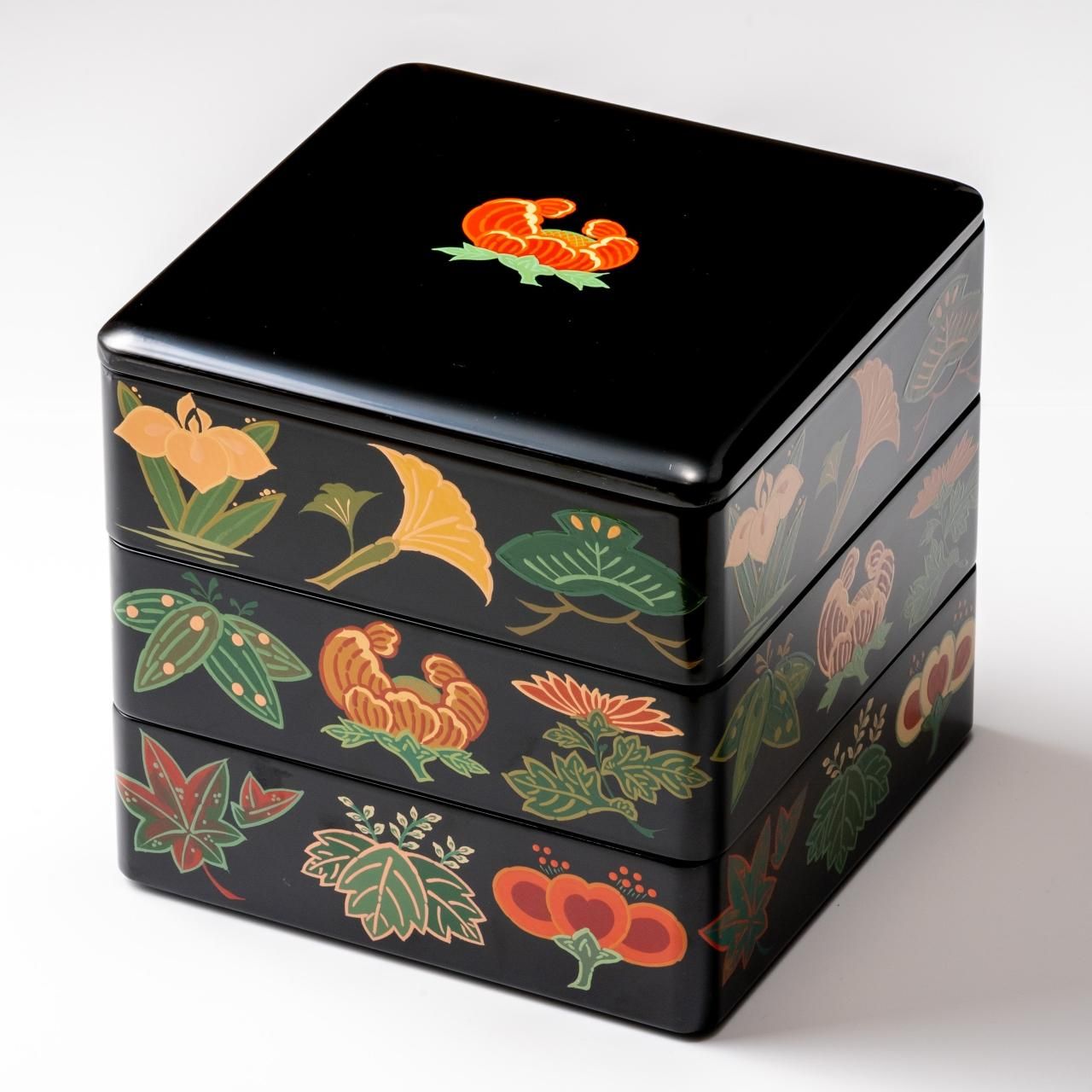 古代漆絵重箱 5.5寸 - 秀衡塗工房 丸三漆器 オンラインストア