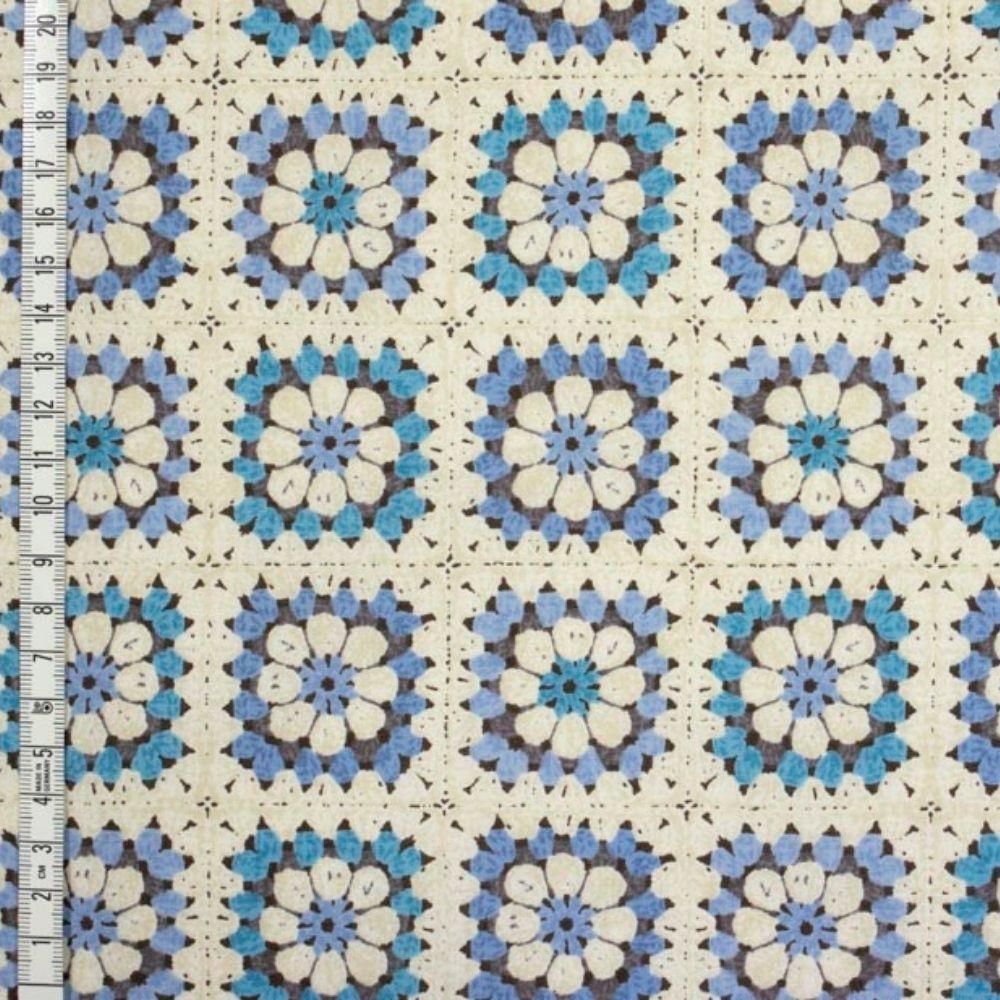 コットンシーチング かぎあみモチーフデザイン｜cotton sheeting