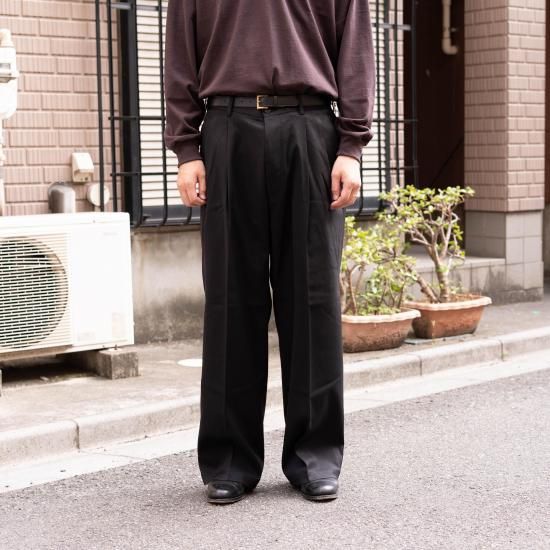 YOKO SAKAMOTO ヨーコサカモト 「DOUBLE PLEATED TROUSERS