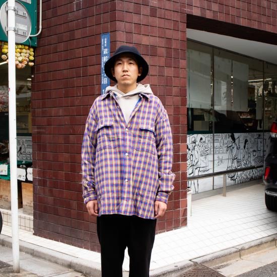 SOWBOW ソウボウ 「蒼氓シャツ / J FLAP POCKET WORK SHIRT Double