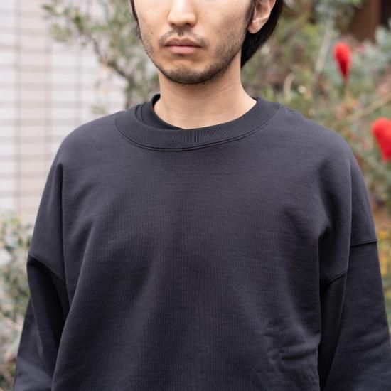 awasa アワサ 「スーピマエイジングコットン クルーネック スウェット