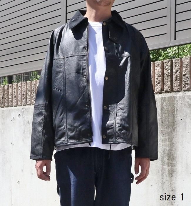 yoused ユーズド LEATHER DRIVER'S JACKET レザードライバーズ