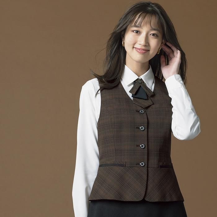 S-04617（セロリー）Selery ベスト イージーケア 会社制服 しごと服