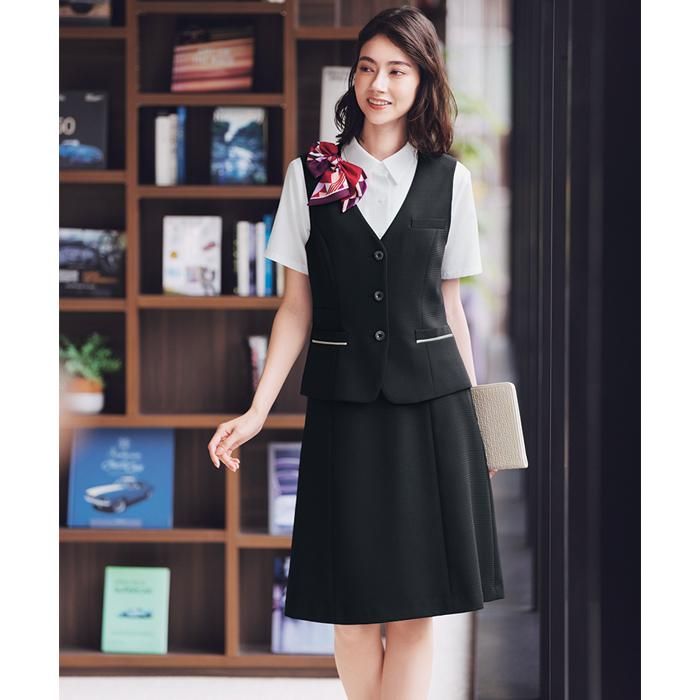 BCS2115 (ボンマックス)BONCIERGE スカート仕事向きウエストゴム ｜事務服