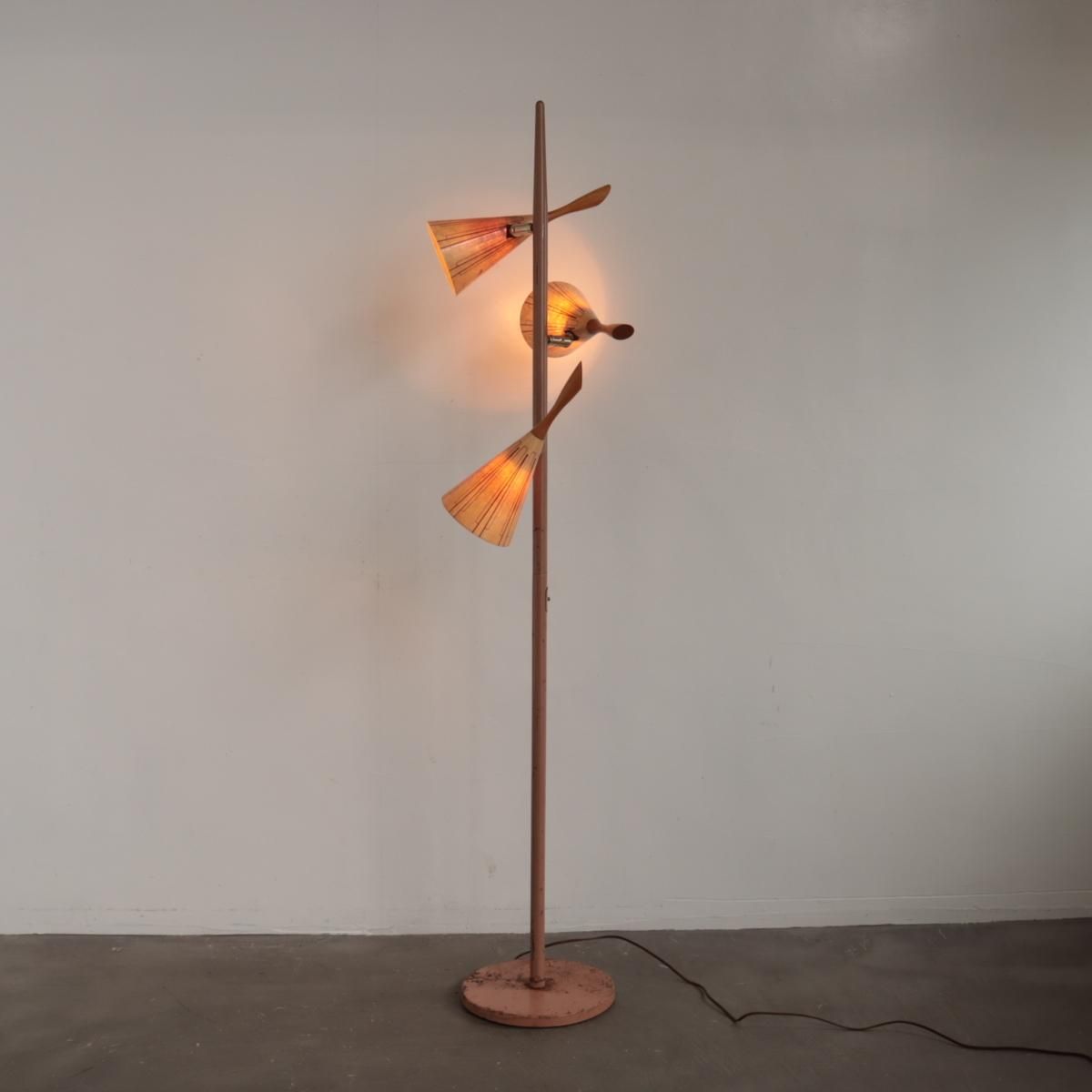 3157 アメリカ ヴィンテージ ミッドセンチュリー フロアランプ