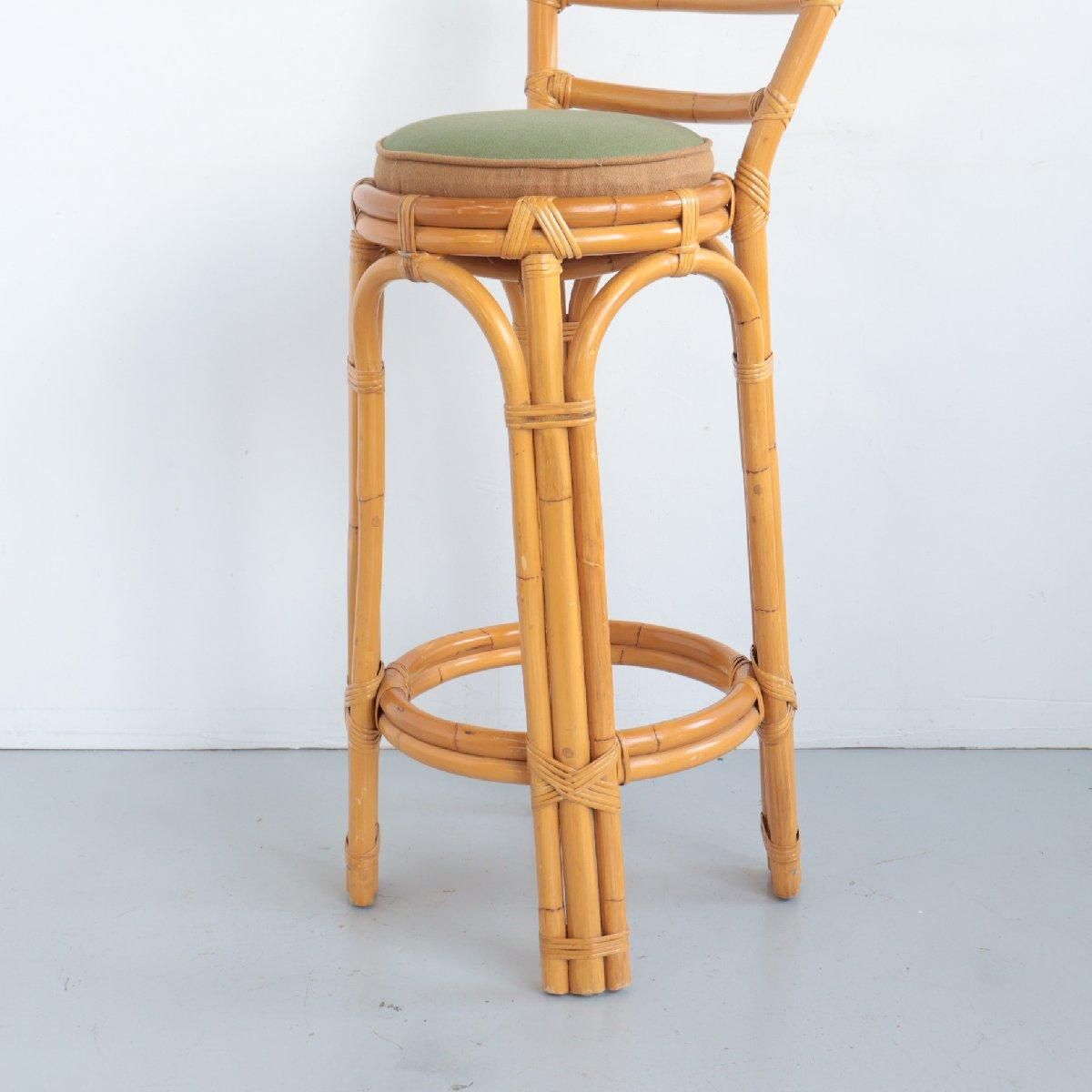 ラタン カウンターチェア アメリカ 椅子 -通販-ローズボールアンティークス
