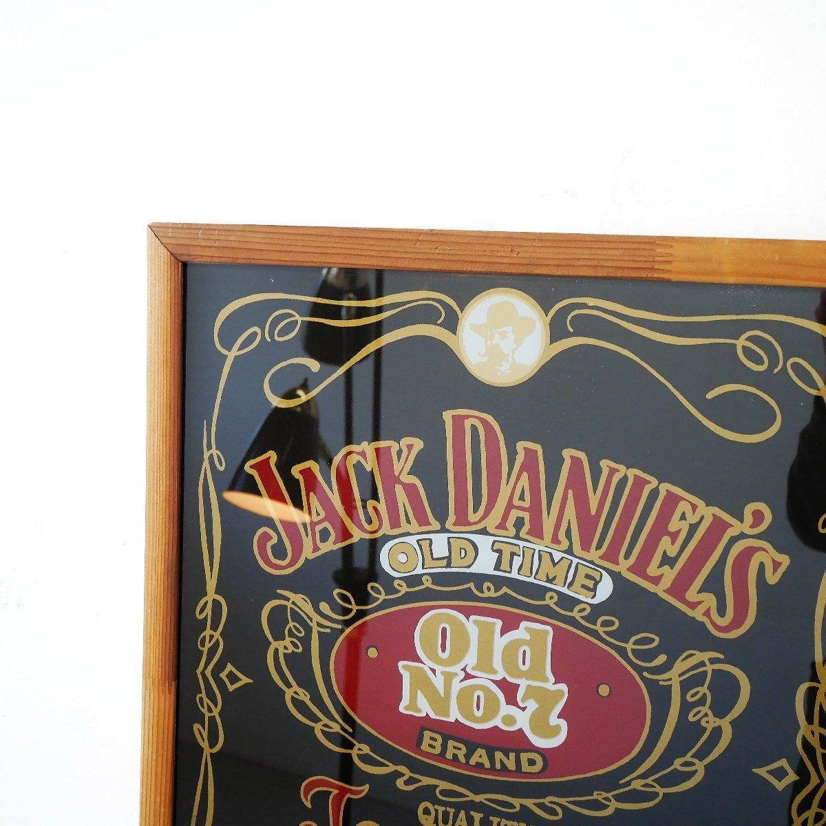 ヴィンテージ パブミラー アメリカ ウイスキー ジャックダニエル 額装