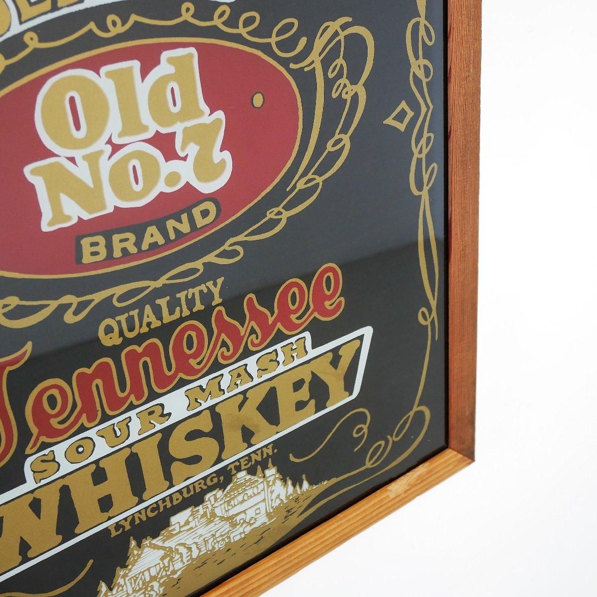 ヴィンテージ パブミラー アメリカ ウイスキー ジャックダニエル 額装