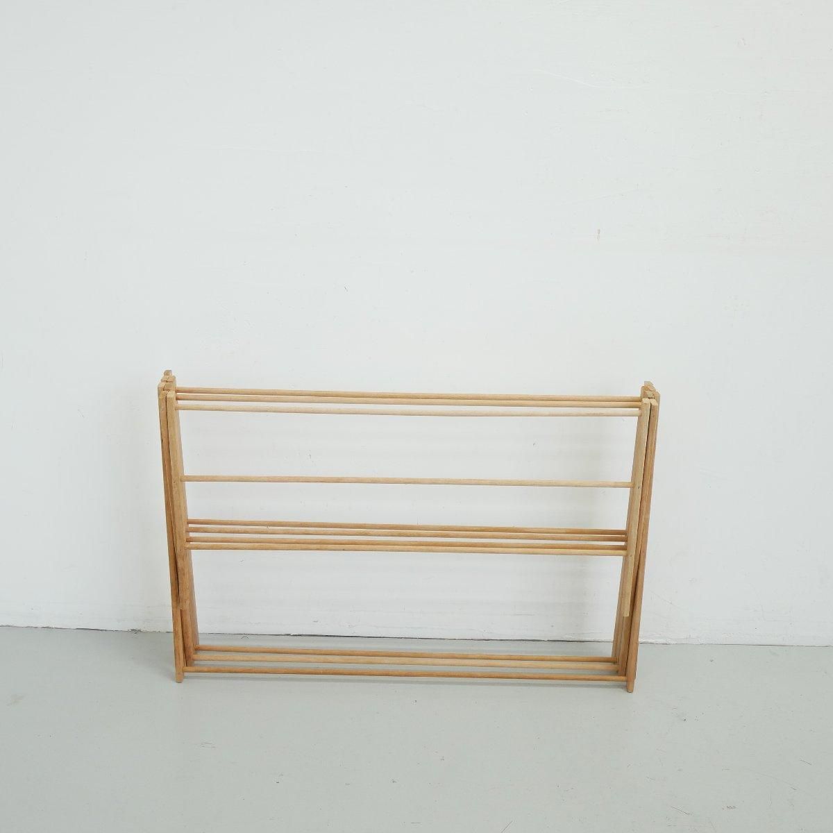 アメリカ ヴィンテージ 木製 折りたたみタオル掛け IRONEES フィラ