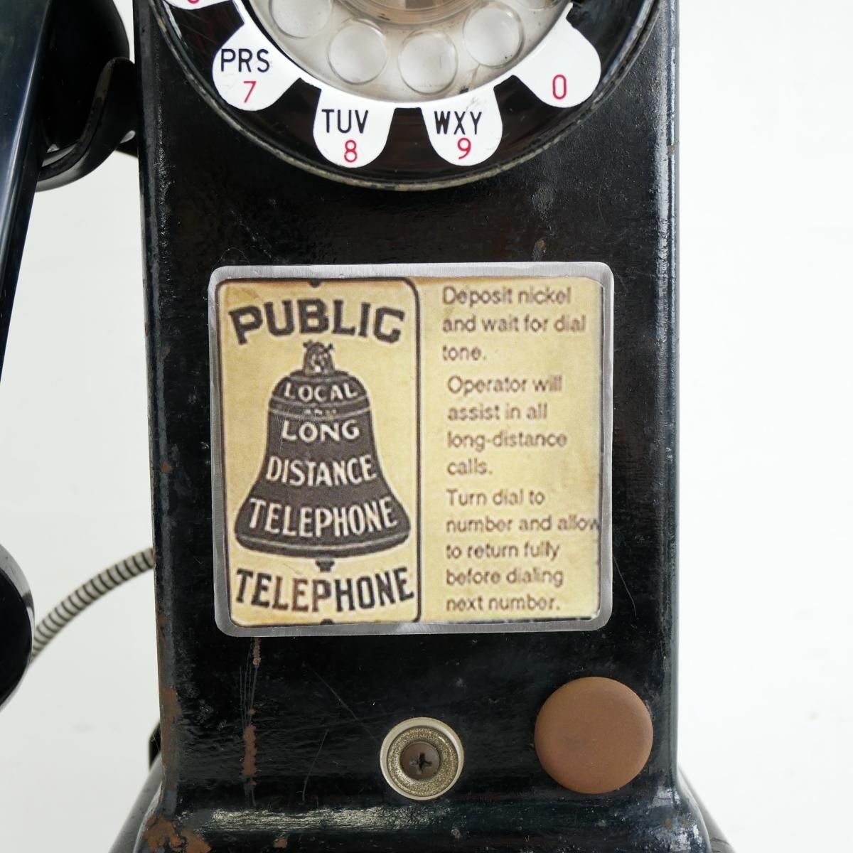 電話機 ディスプレイ パブリックフォン 50s ヴィンテージ アメリカ