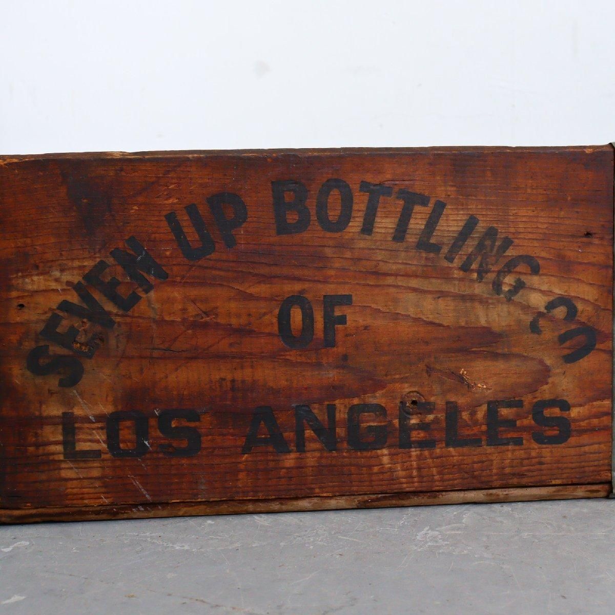 ヴィンテージ 7up 木箱 ウッドボックス -通販-ローズボールアンティークス