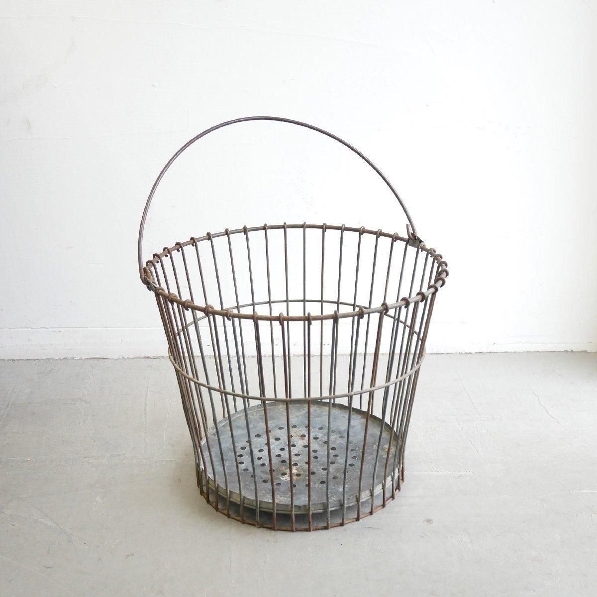 60's US ヴィンテージ ワイヤーバスケット インダストリアル 60's US